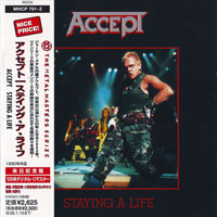 Accept - Staying A Life (Japan Release, 2005: CD 1)