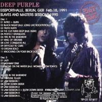 Deep Purple - Slaves and Sessions (Eissporthalle, Berlin, Germany - February 18, 1991: CD 2)