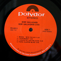 Rory Gallagher - Live [aka Live! In Europe] (LP)