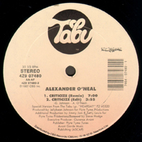 O'Neal, Alexander - Criticize (Vinyl, 12'', Single)