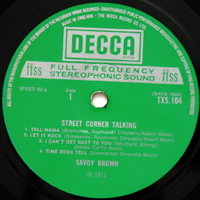 Savoy Brown - Street  Corner Talking (LP)