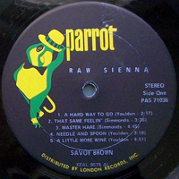 Savoy Brown - Raw Sienna (LP)