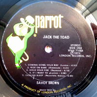 Savoy Brown - Jack The Toad (LP)