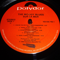 Moody Blues - Sur La Mer (LP)
