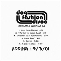 Dog Fashion Disco - Mutilated Genitals (EP)