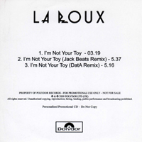 La Roux - I'm Not Your Toy (Promo CDS CD-R)