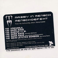 Massiv In Mensch - Menschdefeht (Promo EP)