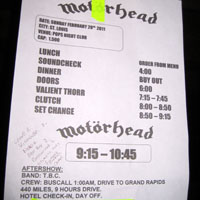 Motorhead - 2011.02.20 - Live at Pops Night Club, Sauget, Illinois, U.S.A. (CD 1)