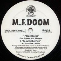 MF Doom - Greenbacks - Go With The Flow (Vinyl Single)