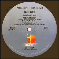 Grace Jones - Fame (12'' Single)