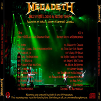 Megadeth - Heavy MTL 2010 & Secret Show 2012 (CD 2: Secret Show at Metropolis, Montreal, Canada - 2012)