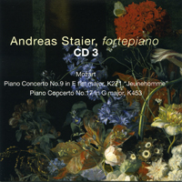 Andreas Staier - Concertos & Solo Works for Fortepiano (5 CD Box-set) [CD 3: W.A.Mozart]