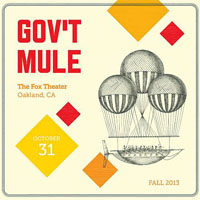 Gov't Mule - 2013.10.31 - The Fox Theater, Oakland, CA, USA (CD 1)