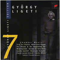 Pierre-Laurent Aimard - Ligeti Edition 7: Wind Quintets, Trio for Violin, Horn and Piano, Solo