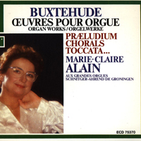 Marie-Claire Alain - Marie-Claire Alain play Buxtehude Works for Organ (CD 3)