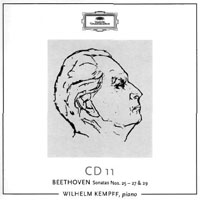 Wilhelm Kempff - The Solo Repertoire (CD 11: Beethoven - Sonatas Nos. 25-27, 29)