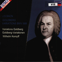 Wilhelm Kempff - Wilhelm Kempff play Bach's Goldberg Varations