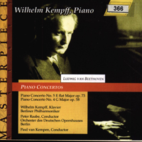 Wilhelm Kempff - Wilhelm Kempff play Beethoven's Piano Concertos NN 4 & 5