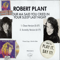 Robert Plant - Your Ma Said Yor Cried In Your Sleep Last Night (Promo Single)