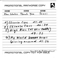 Klaus Schulze - Thank You (Promo)