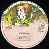 Van der Graaf Generator - World Record (LP)