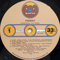 Foghat - Foghat [Rock And Roll] (LP)
