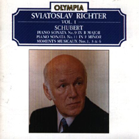 Sviatoslav Richter - Sviatoslav Richter, Vol. 1: Schubert - Piano Sonata N9, N11