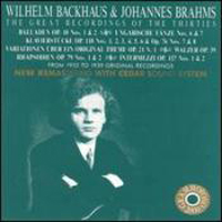 Wilhelm Backhaus - Brahms: Hungarian Dances WoO1; Waltzes Op39