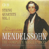 Felix Bartholdy Mendelssohn - Mendelssohn - The Complete Masterpieces (CD 20): Chamber Music