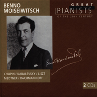 Benno Moiseiwitch - Great Pianists Of The 20Th Century (Moiseiwitch Benno) (CD 1)