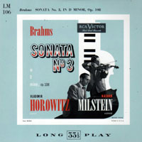 Vladimir Horowitzz - The Complete Original Jacket Collection (CD 08: Johaness Brahms - Violin Sonata No.3)