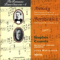 Stephen Coombs - The Romantic Piano Concerto 4 (Arensky: Piano Concerto in F Minor, Op. 2; Fantasia, Op. 48;  Bortkiewicz: Piano Concerto No. 1 in B Flat, Op. 16)