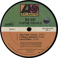 Rush - Vapor Trails (LP 1)