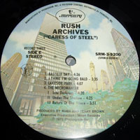 Rush - Archives (LP 3: Caress Of Steel)