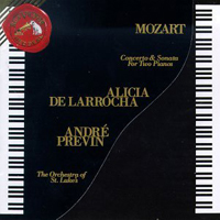 Alicia de Larrocha - Alicia de Larrocha plays Mozart's Piano Concertos NN 20 & 21