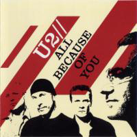 U2 - All Because Of You (Single Canadian)
