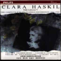 Clara Haskil - The Legacy Of Clara Haskil (CD 11)