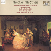 Hamish Milne - Nikolai Medtner: Complete Piano Sonatas; Piano Works (CD 6)