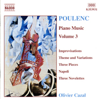 Olivier Cazal - Poulenc: Piano Music Vol. 1 - Eight Nocturnes; Promenades; Three Intermezzi (CD 3)