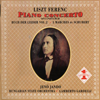 Jeno Jando - F. Liszt - Piano Concerto No.3, Marches by Schubert
