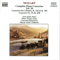 Jeno Jando - W.A. Mozart - Complete Piano Concertos (CD 10: NN 15, 7, 10)