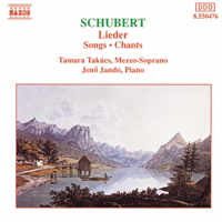 Jeno Jando - Franz Schubert - Lieder (perf. Tamara Takacs, Jeno Jando)