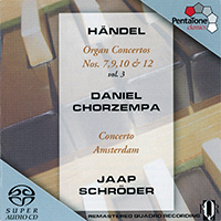 Daniel Chorzempa - Handel: Organ Concertos, Vol. 3 (Nos. 7, 9, 10, 12) (feat. Jaap Schroder) (remastered 2003)