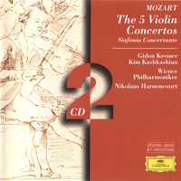 Wiener Philharmoniker - Mozart - Complete Violin Concertos (CD 1) - Violin Concertos 1, 2, Sinfonia Concertante
