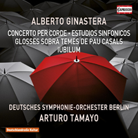 RIAS Symphonie-Orchester Berlin - Ginastera - Concerto; Estudios sinfonicos; Glosses; Iubilum