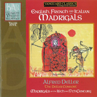 Alfred Deller - The Complete Vanguard Recordings Vol. 5 - English, French And Italian Madrigals (CD 1): Madrigals Of Thomas Morley