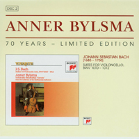 Anner Bijlsma - Anner Bylsma - 70 Years (Limited Edition 11 CD Box-set) [CD 02: J.S. Bach]