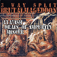 Atavism - Brutalmageddon (3 Way Split CD)