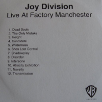 Joy Division - Live Atwa Factory Manchester (July 13, 1979)