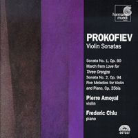 Amoyal, Pierre - Prokofiev: Violin Sonatas No. 1 & 2, Five Melodies